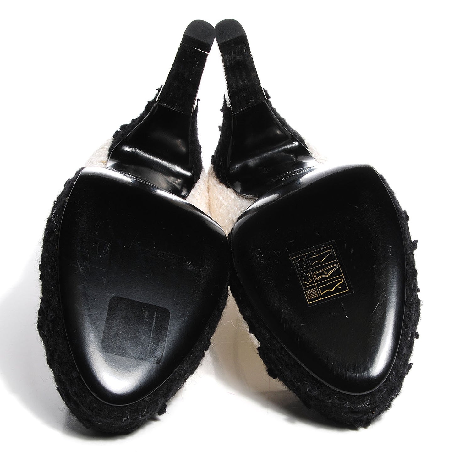 Tweed CC Pumps Black White 38