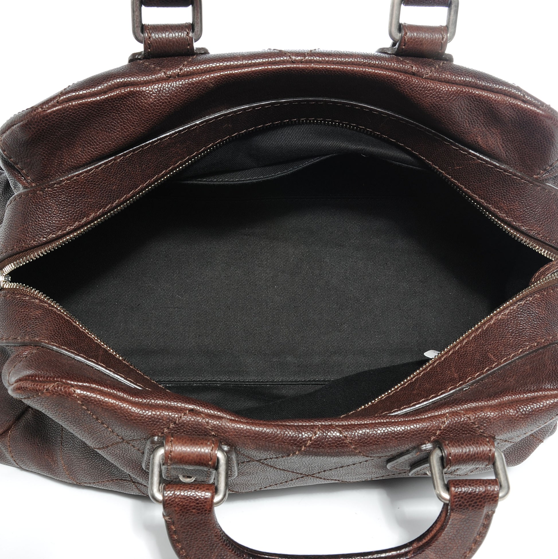 Chanel Caviar Large Outdoor Ligne Doctor Bag Brown 5 of 7