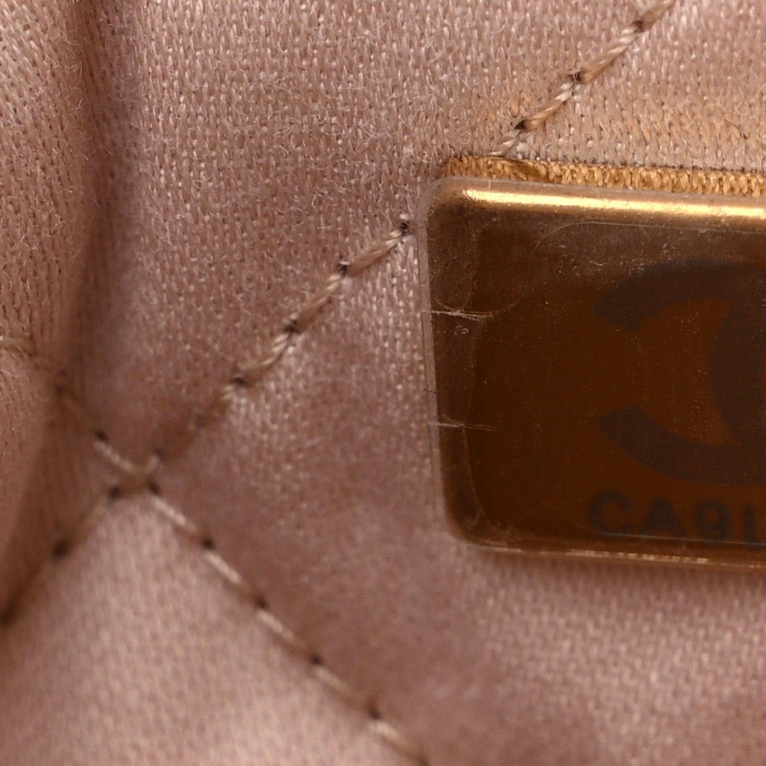 Chanel Pearly Shaded Calfskin Quilted Mini Chanel 22 Ecru Golden 7 of 13