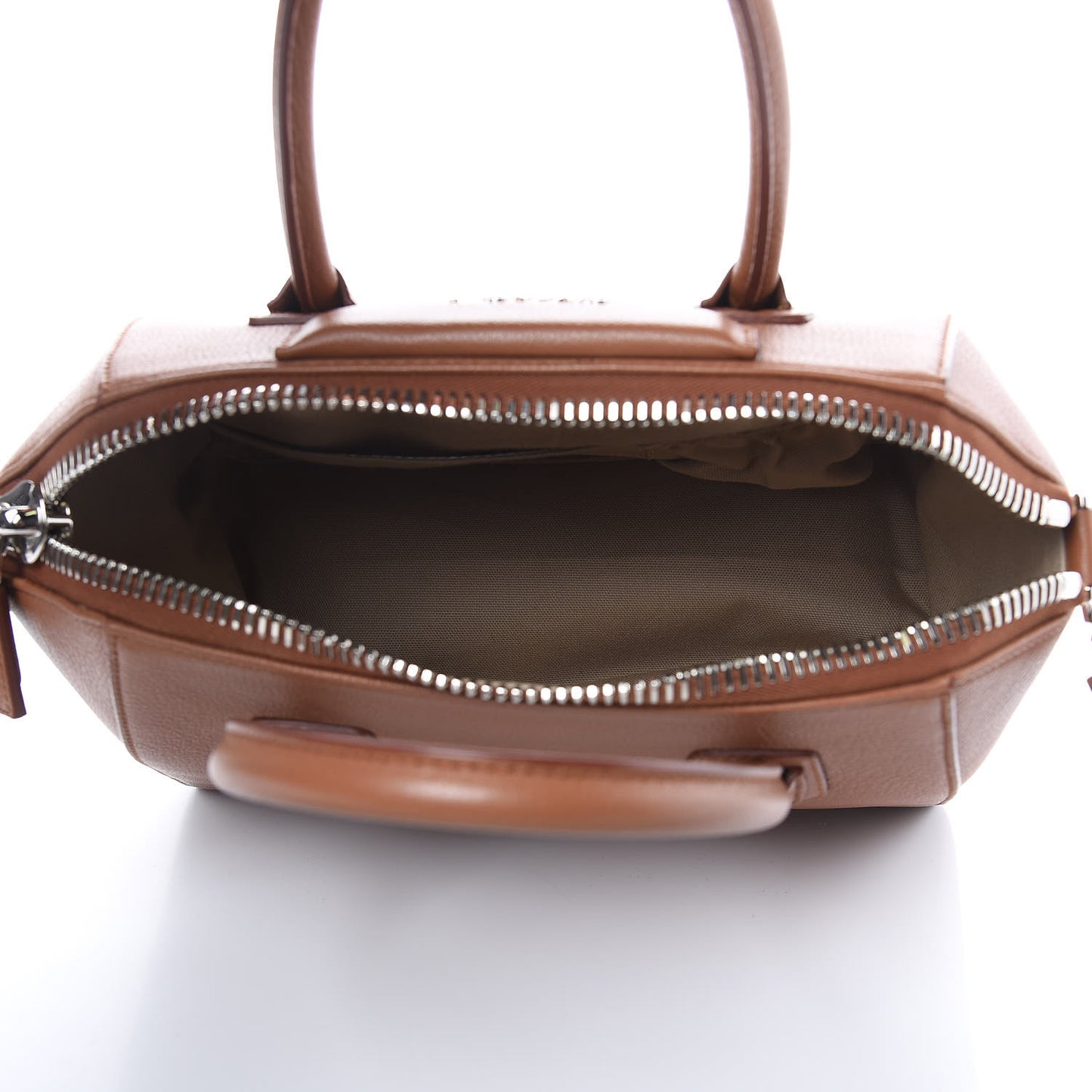 Sugar Goatskin Small Antigona Cognac