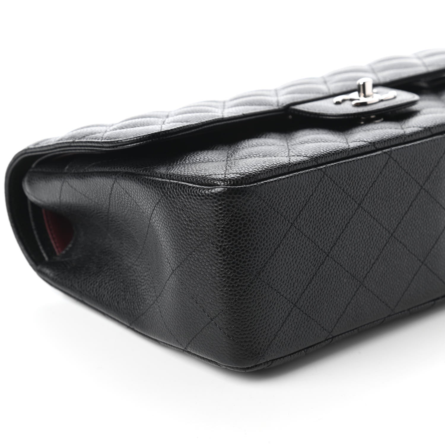 Chanel Caviar Quilted Jumbo Double Flap Black 6 of 10