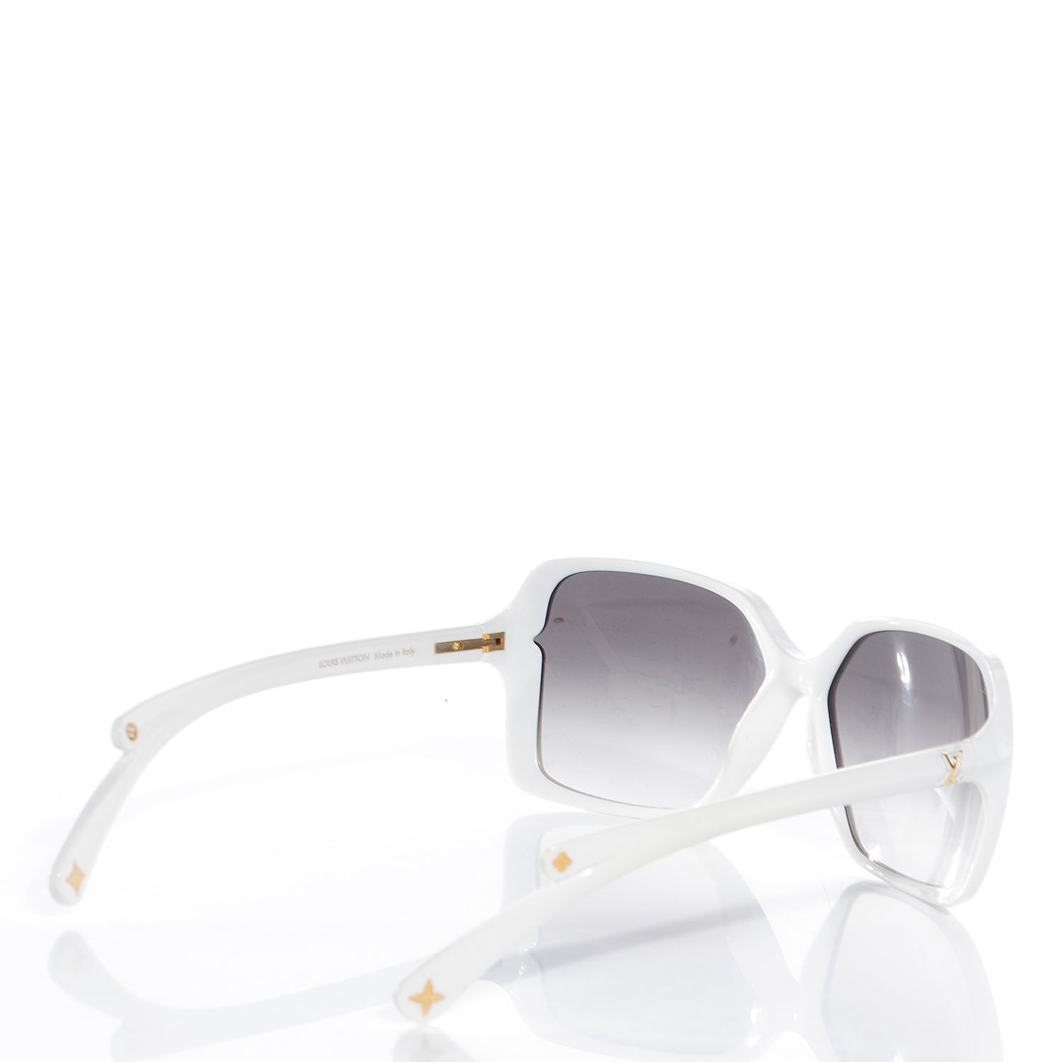 Louis Vuitton Flore Carre Sunglasses Z0291W White 3 of 7