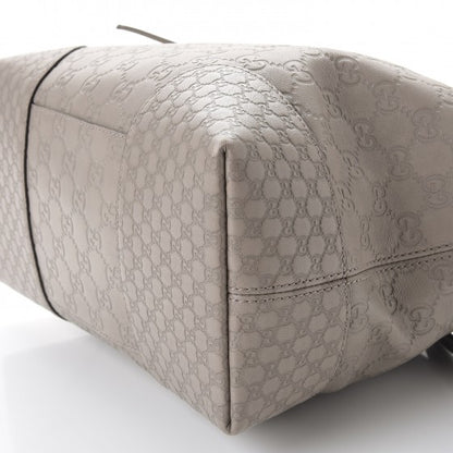 Gucci Guccissima Medium Bree Foldover Tote Storm Grey 11 of 11