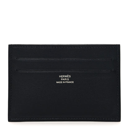 Hermes Swift Citizen Twill Card Case Black 1 of 9