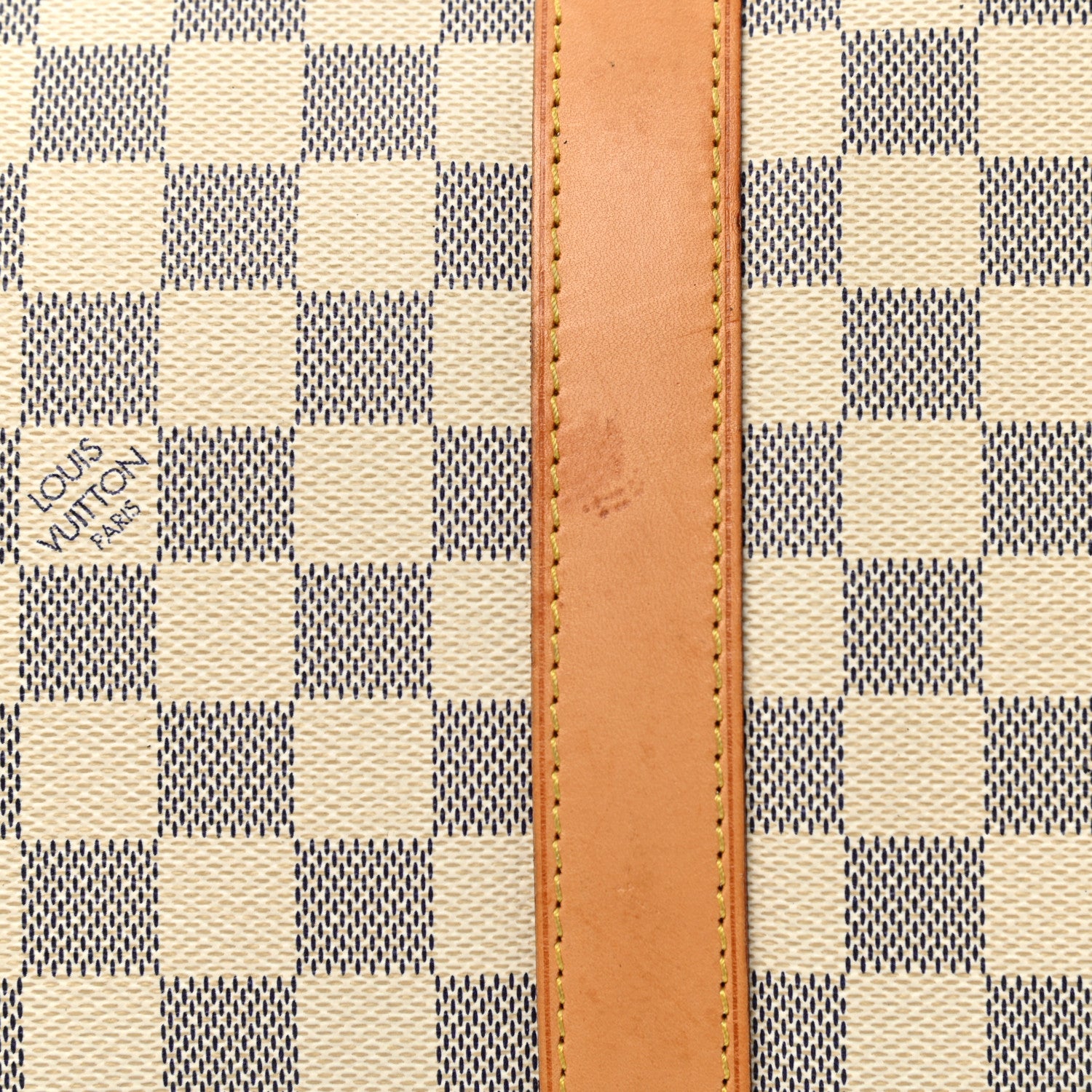 Louis Vuitton Damier Azur Keepall Bandouliere 55 11 of 15