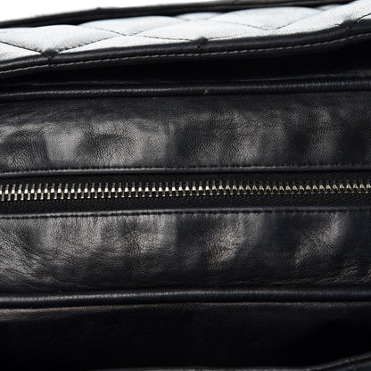 Chanel Lambskin Quilted Shoulder Bag Black 9 of 18