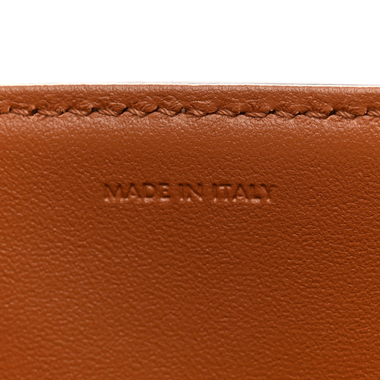 Natural Calfskin Medium Triomphe Tan