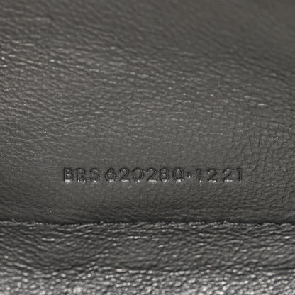 Saint Laurent Grain De Poudre Mixed Matelasse Triquilt Monogram Chain Wallet Crema Soft 8 of 12