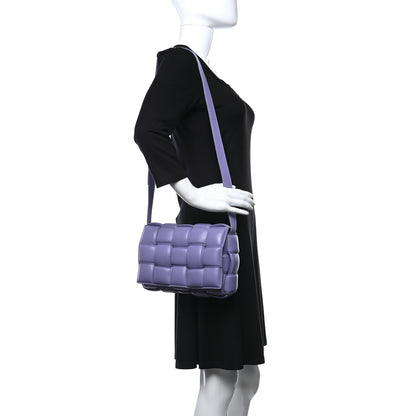 Bottega Veneta Nappa Maxi Intreccio Padded Cassette Crossbody Bag Lavender 2 of 9