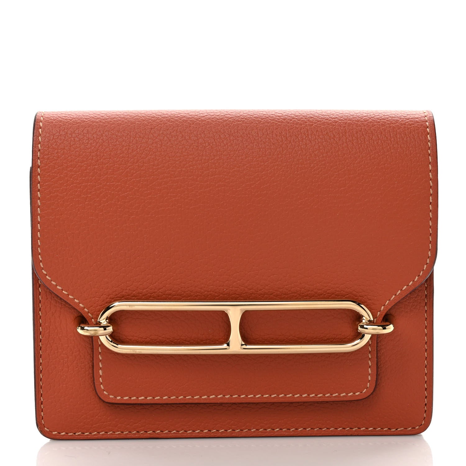 Hermes Evercolor Bi-color Roulis Slim Wallet Blush Bleu Frida 3 of 8