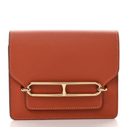 Hermes Evercolor Bi-color Roulis Slim Wallet Blush Bleu Frida 3 of 8