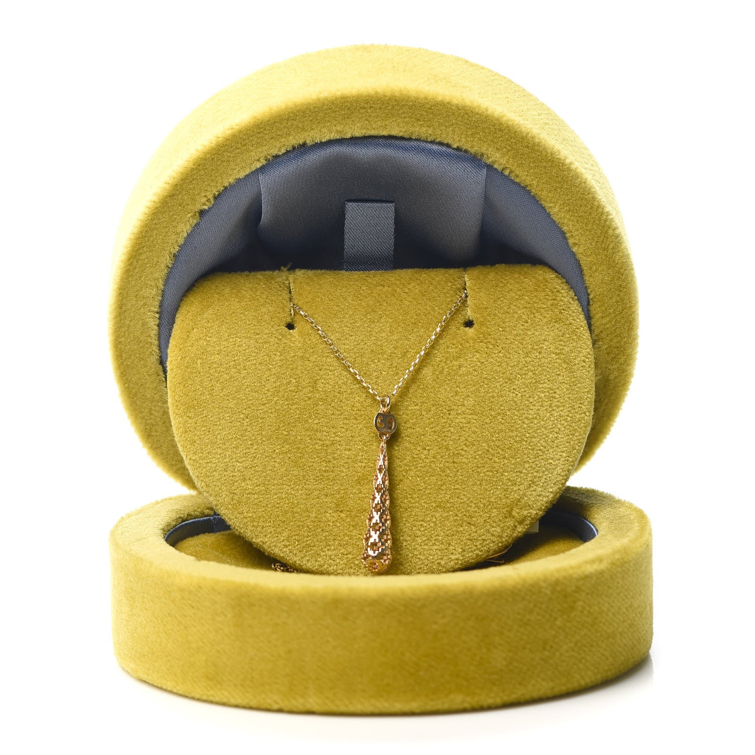 Gucci 18K Yellow Gold Diamantissima Pendant Necklace 6 of 6