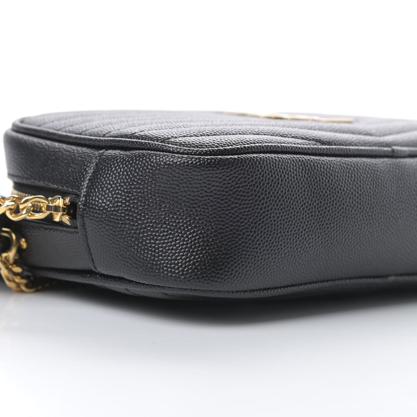 Grain De Poudre Matelasse Monogram Mini Lou Camera Bag Black