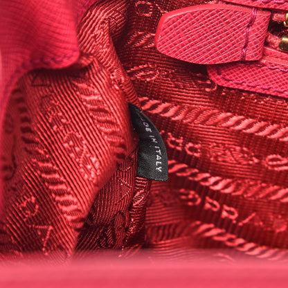 Prada Saffiano Lux Large Tote Peonia 7 of 8