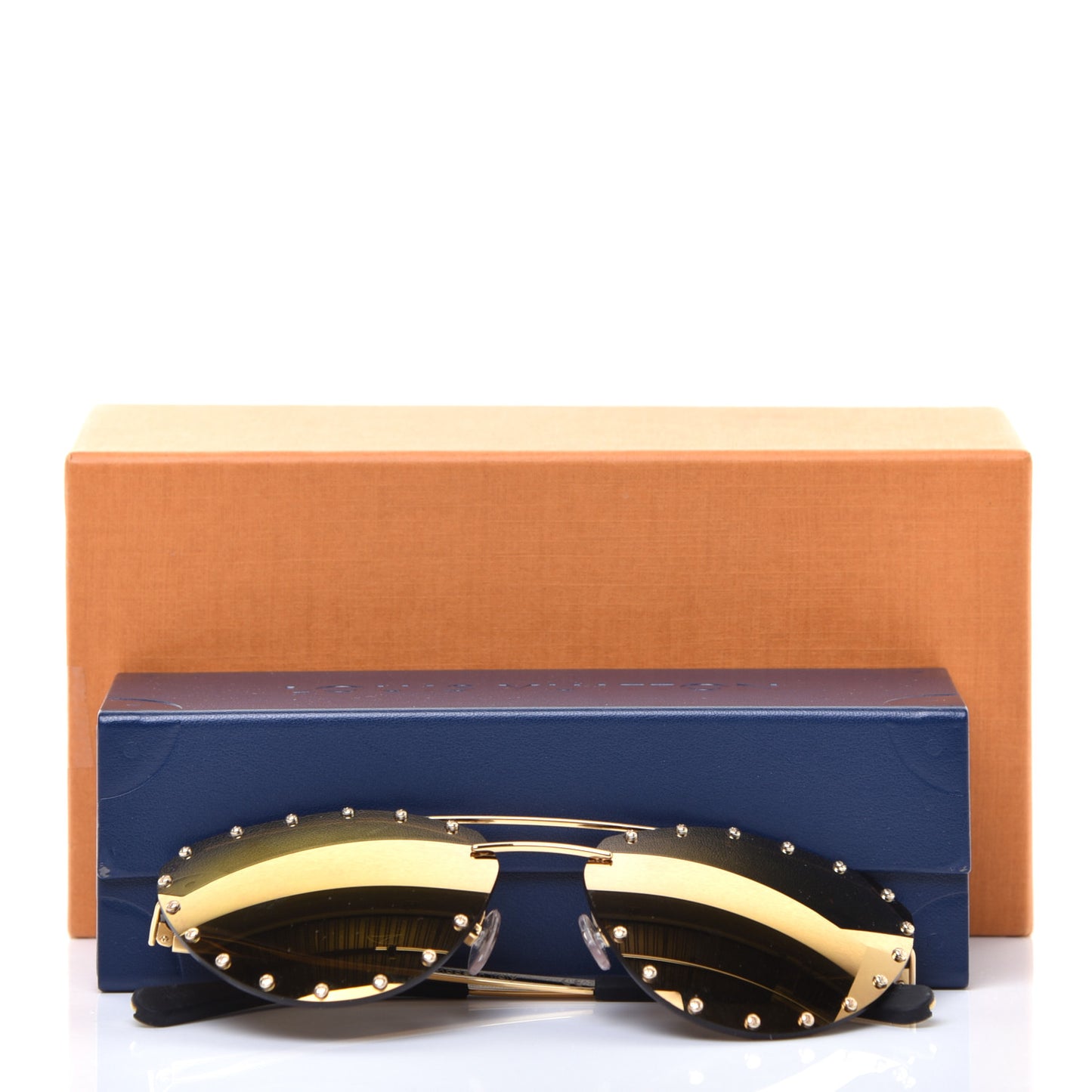 Metal LV The Party Sunglasses Z0983E Gold