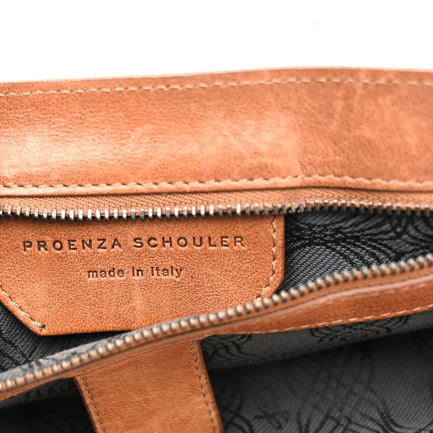 Lambskin Medium PS1 Satchel Saddle