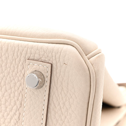 Hermes Togo Horseshoe Birkin 30 Craie Gris Perle 11 of 13