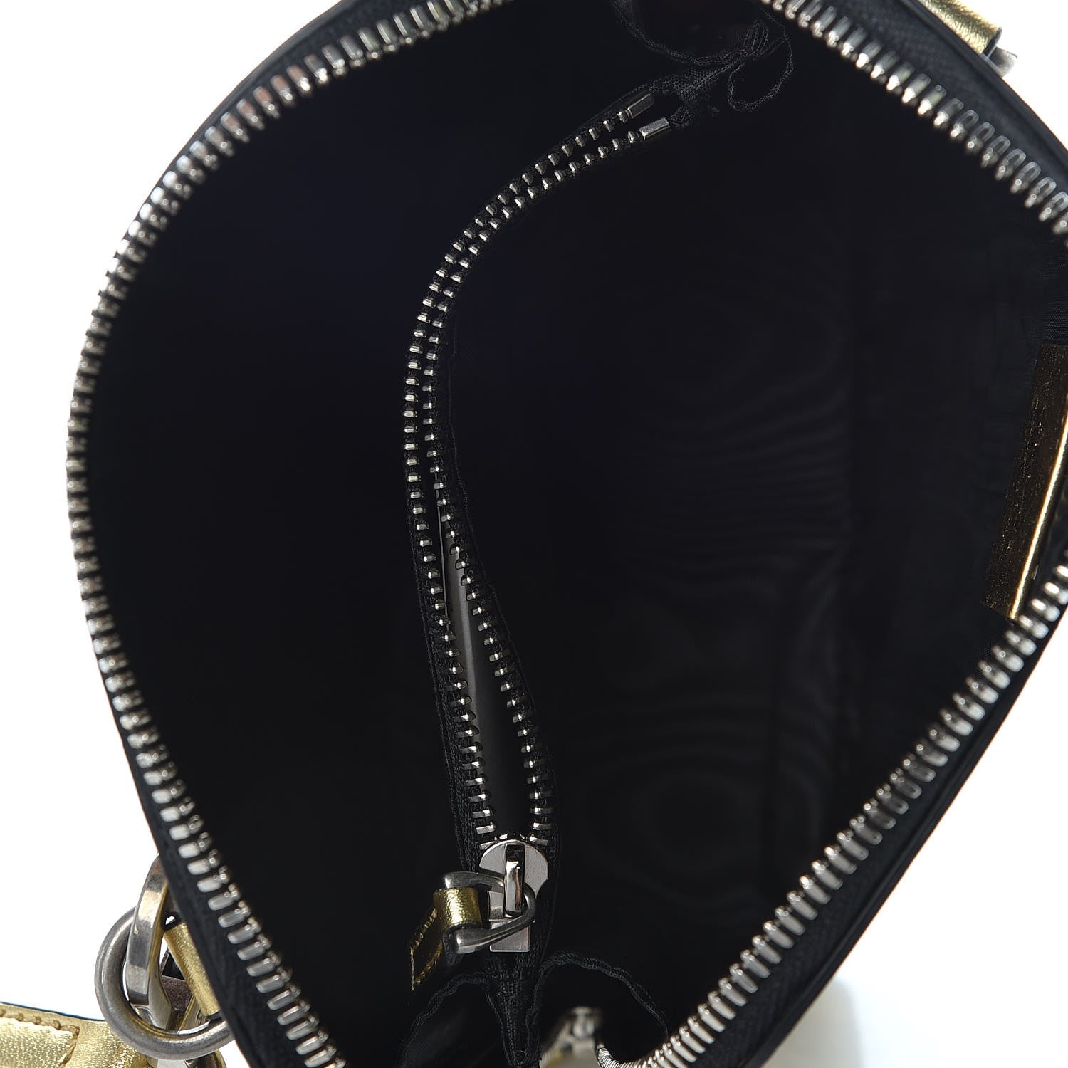 Gucci X SEGA Calfskin GUCCY Stars Mini Dome Shoulder Bag Gold 7 of 10