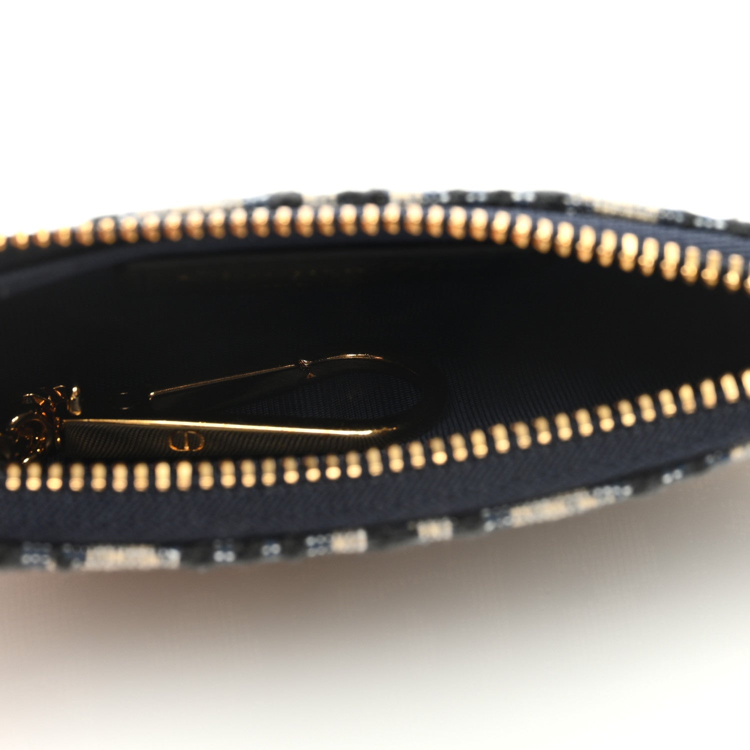 Christian Dior Oblique Key Case Blue 5 of 6