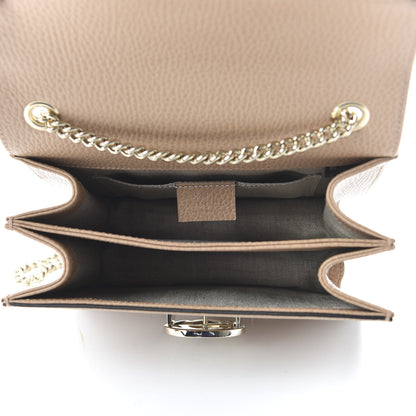 Gucci Dollar Calfskin Small Interlocking G Shoulder Bag Camelia 5 of 10