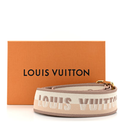 Louis Vuitton Jacquard Speedy Bandouliere 20 Shoulder Strap Beige Brown 4 of 4