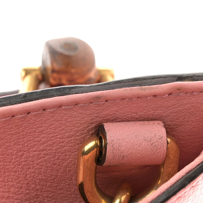 Gucci Wonka Grain Calfskin Mini Diana Tote Bag Wild Rose Fuxia Fluo 11 of 11