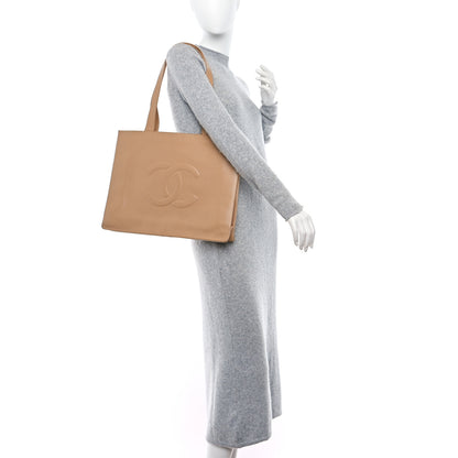 Chanel Caviar CC Tote Beige 2 of 11