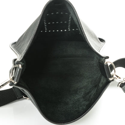 Hermes Taurillon Clemence Evelyne III PM Black 5 of 7
