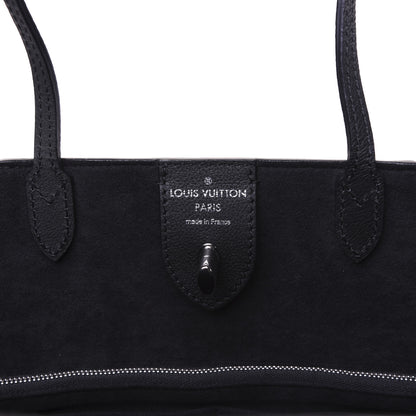 Louis Vuitton Calfskin Lockme Cabas Black 8 of 14
