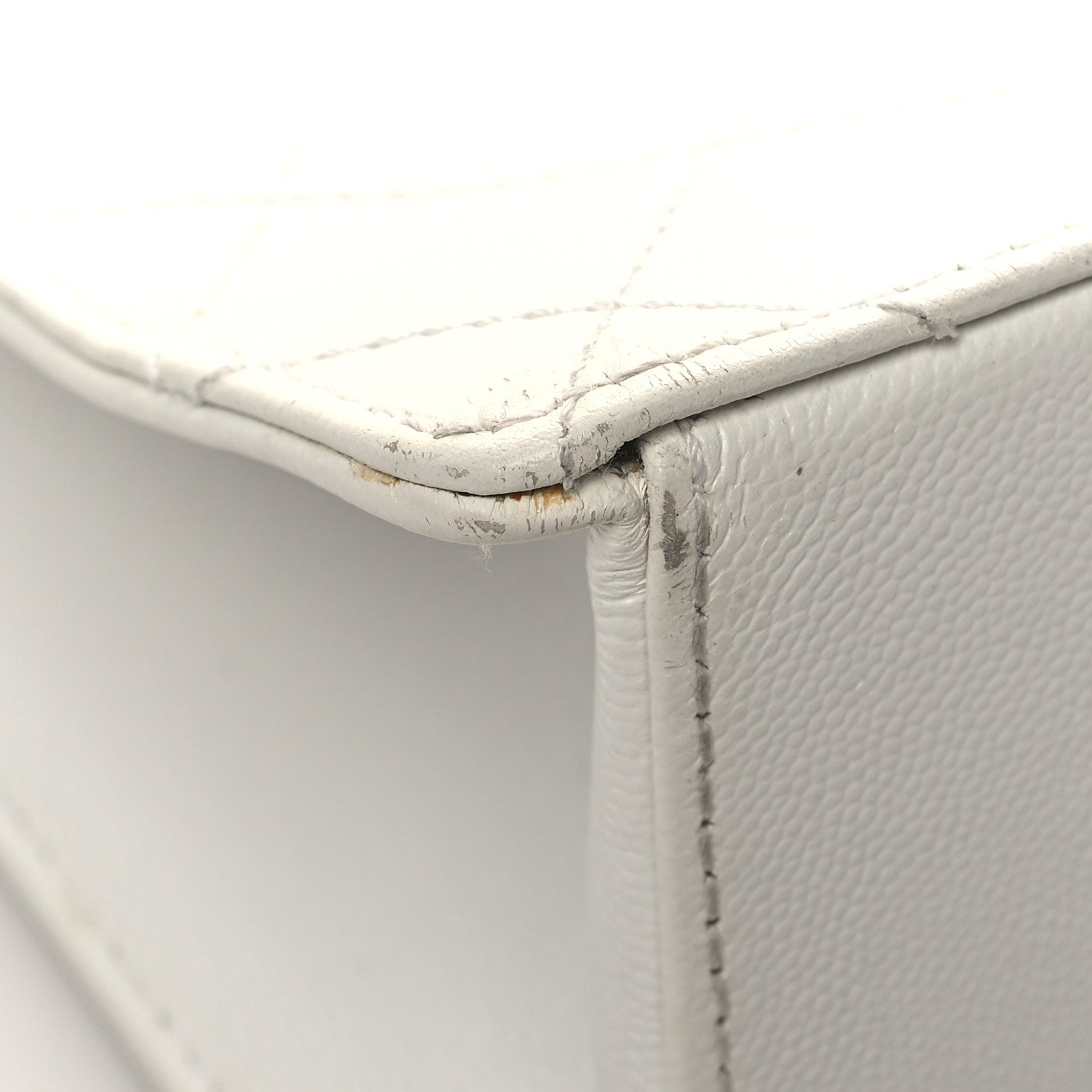 Chanel Caviar Quilted Envelope Flap White 9 of 13