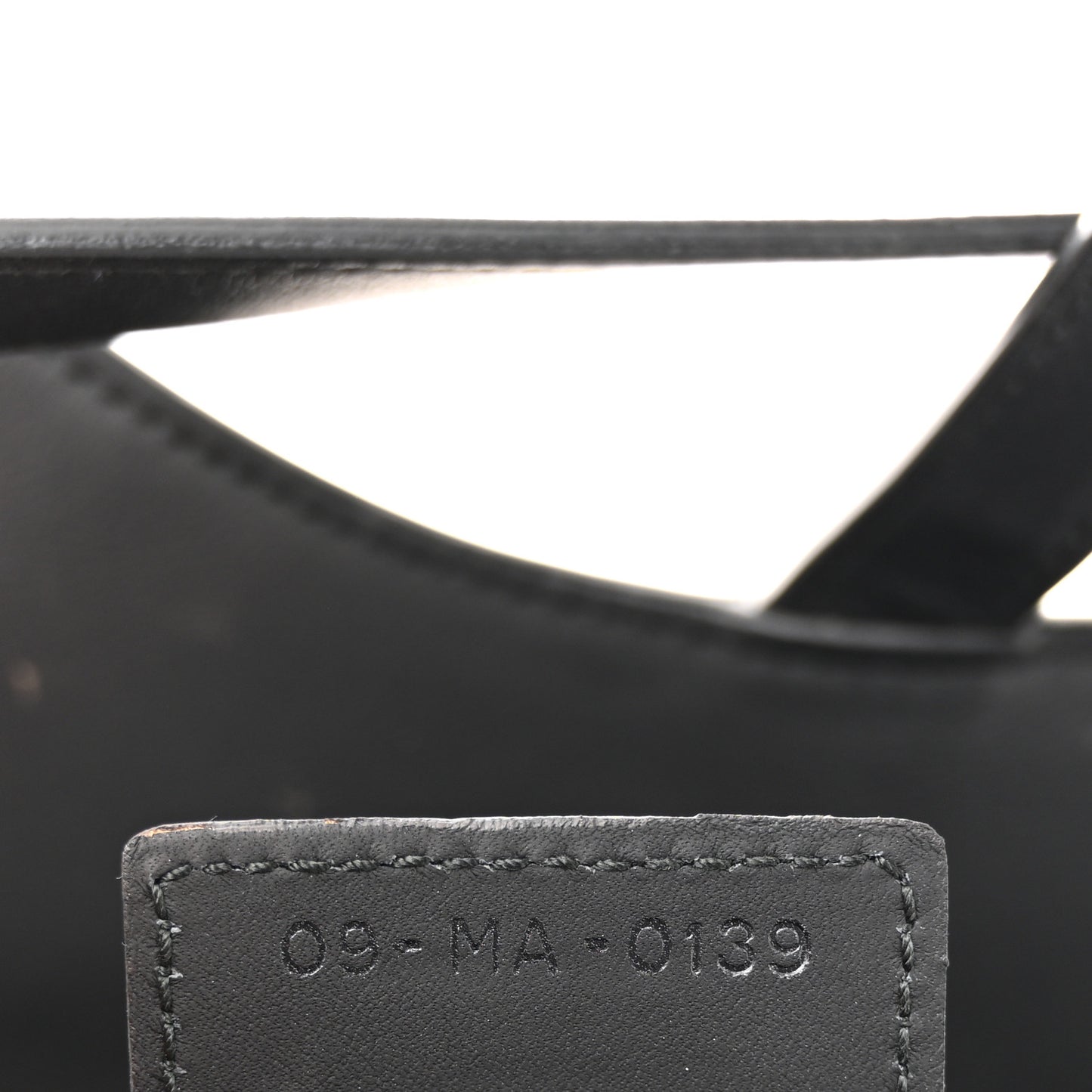 Ultra Matte Calfskin Saddle Bag Black