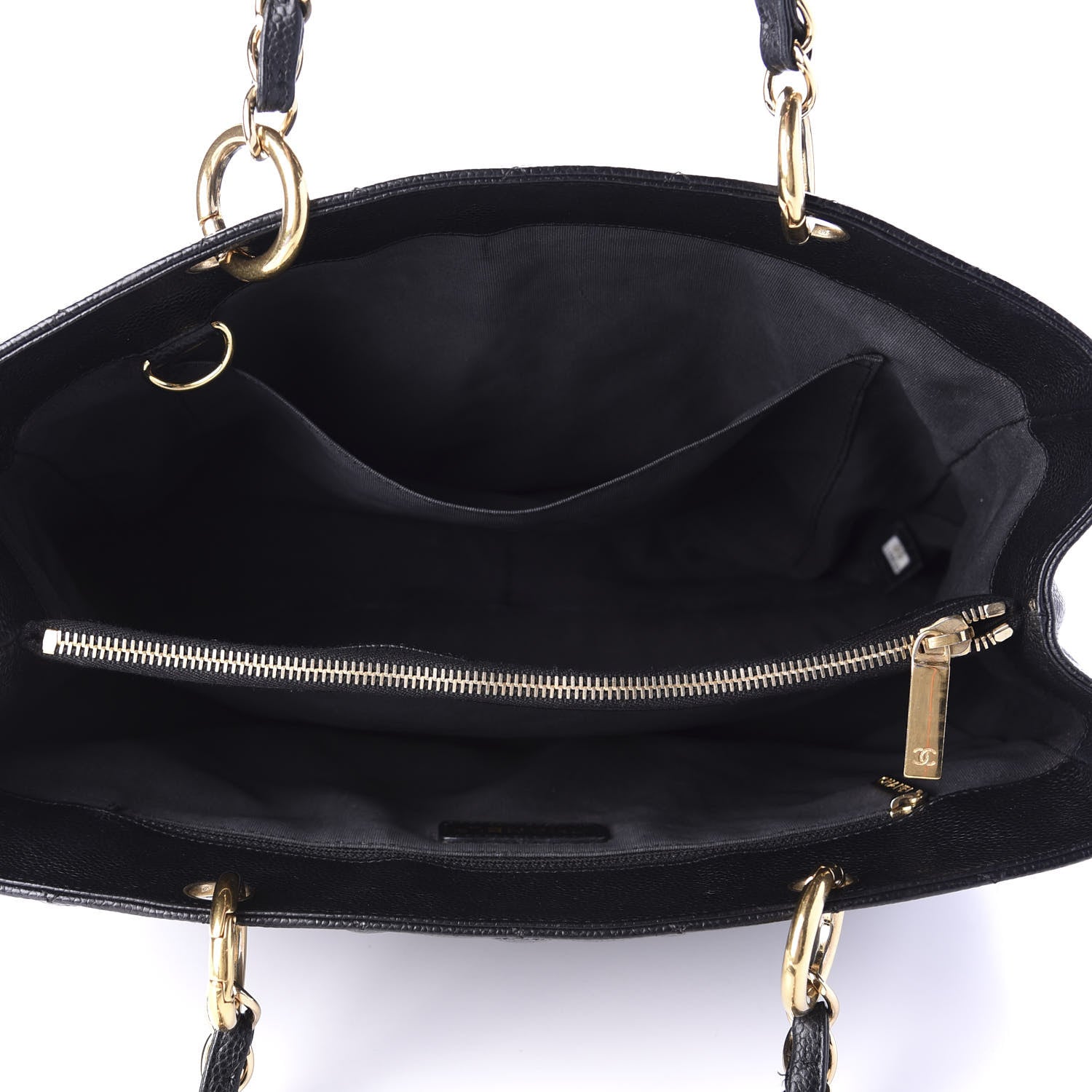 Chanel Caviar Quilted Grand Shopping Tote GST Black 5 of 12