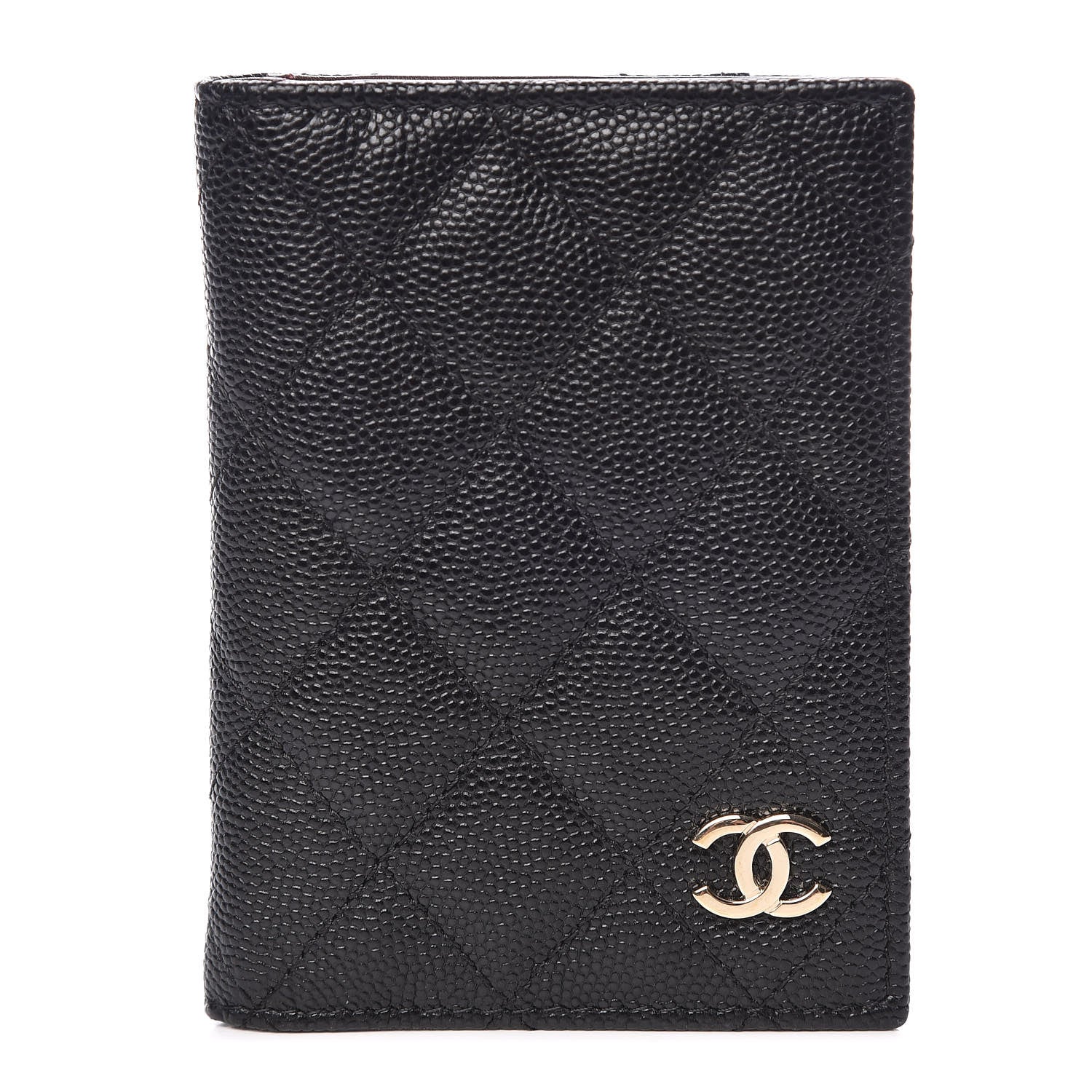 Chanel Caviar Quilted Card Holder Wallet Black 1 of 8