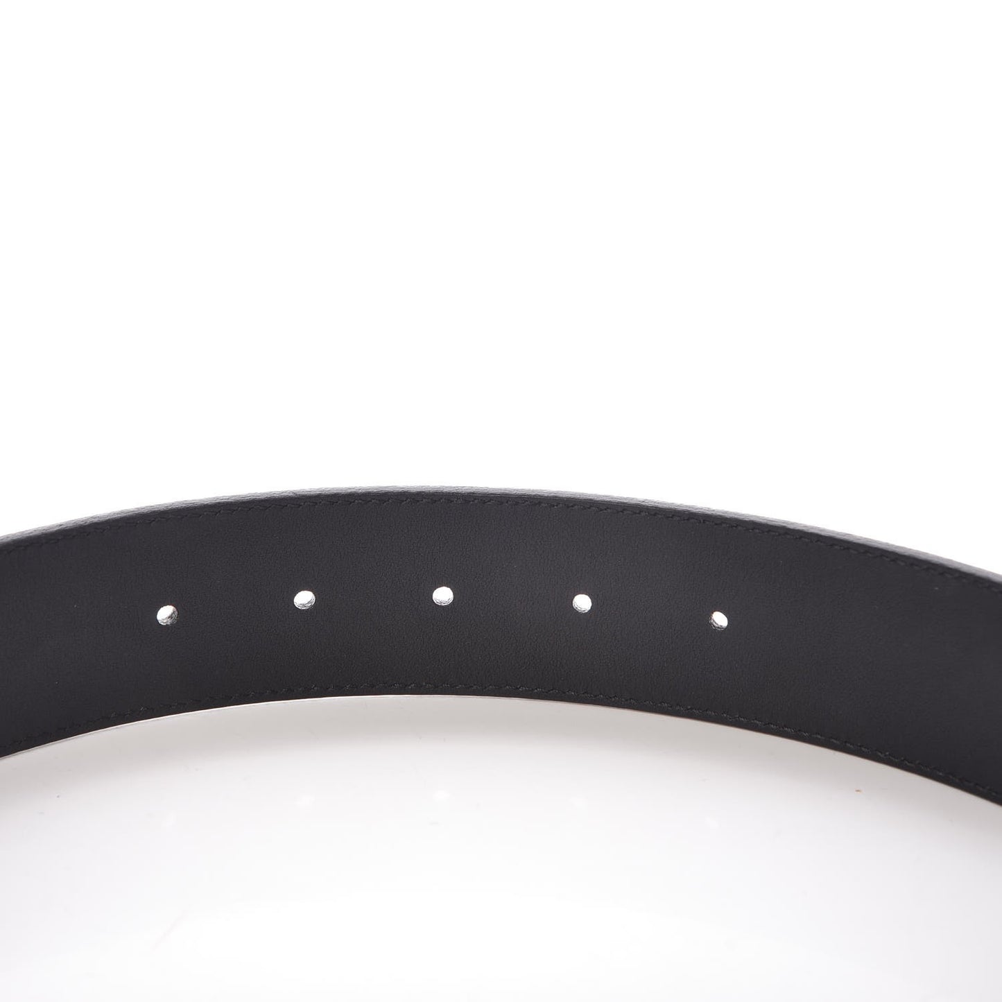 Textured Calfskin Double G 40mm Belt 85 34 Black