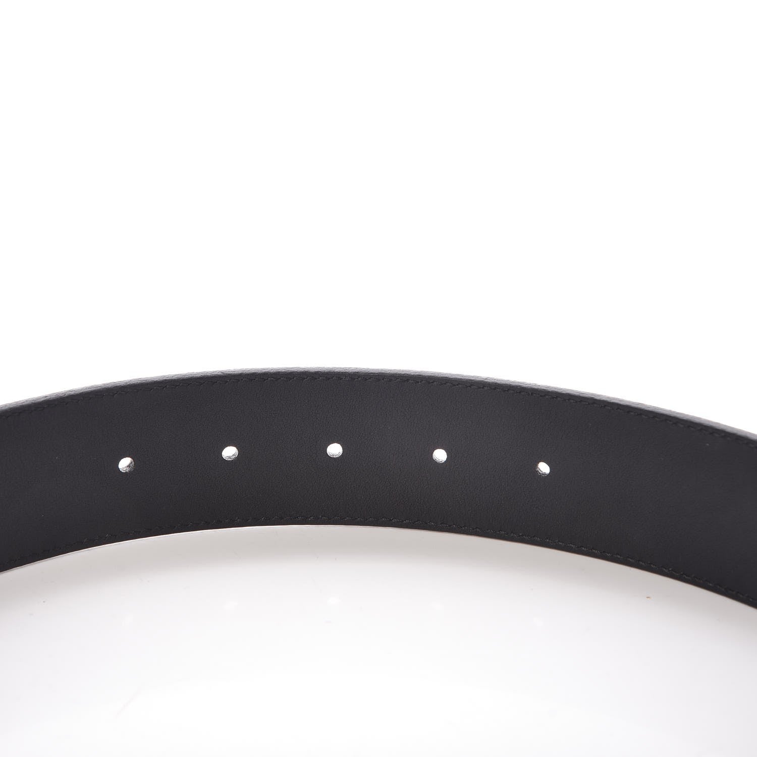 Gucci Textured Calfskin Double G 40mm Belt 85 34 Black 6 of 7