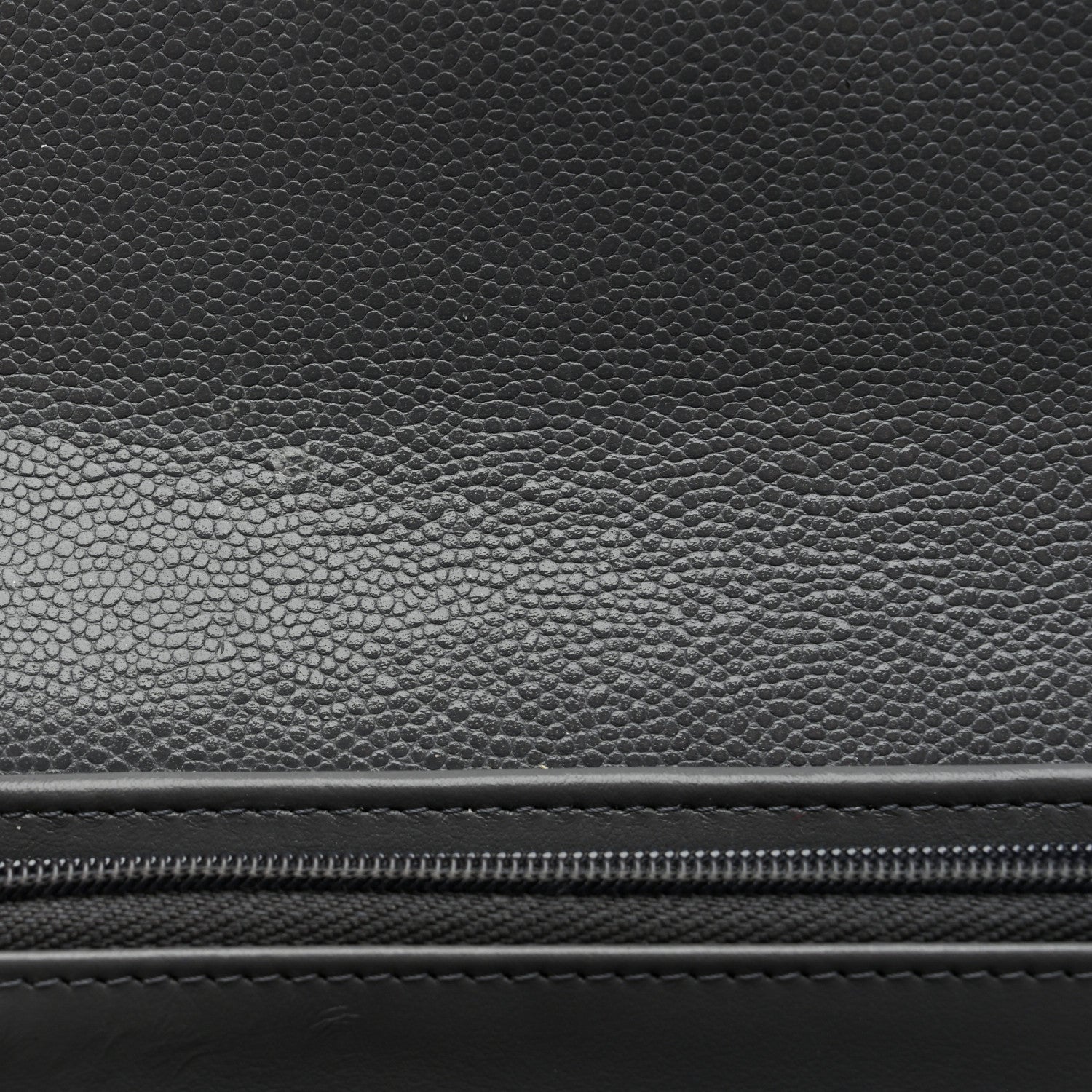 Chanel Caviar Quilted Medium Flap Wallet Grey 9 of 10