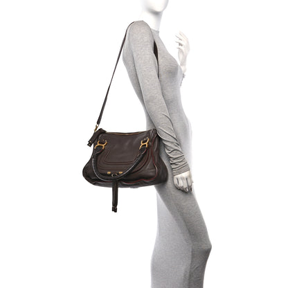 Chloe Calfskin Medium Marcie Satchel Truffle 2 of 11