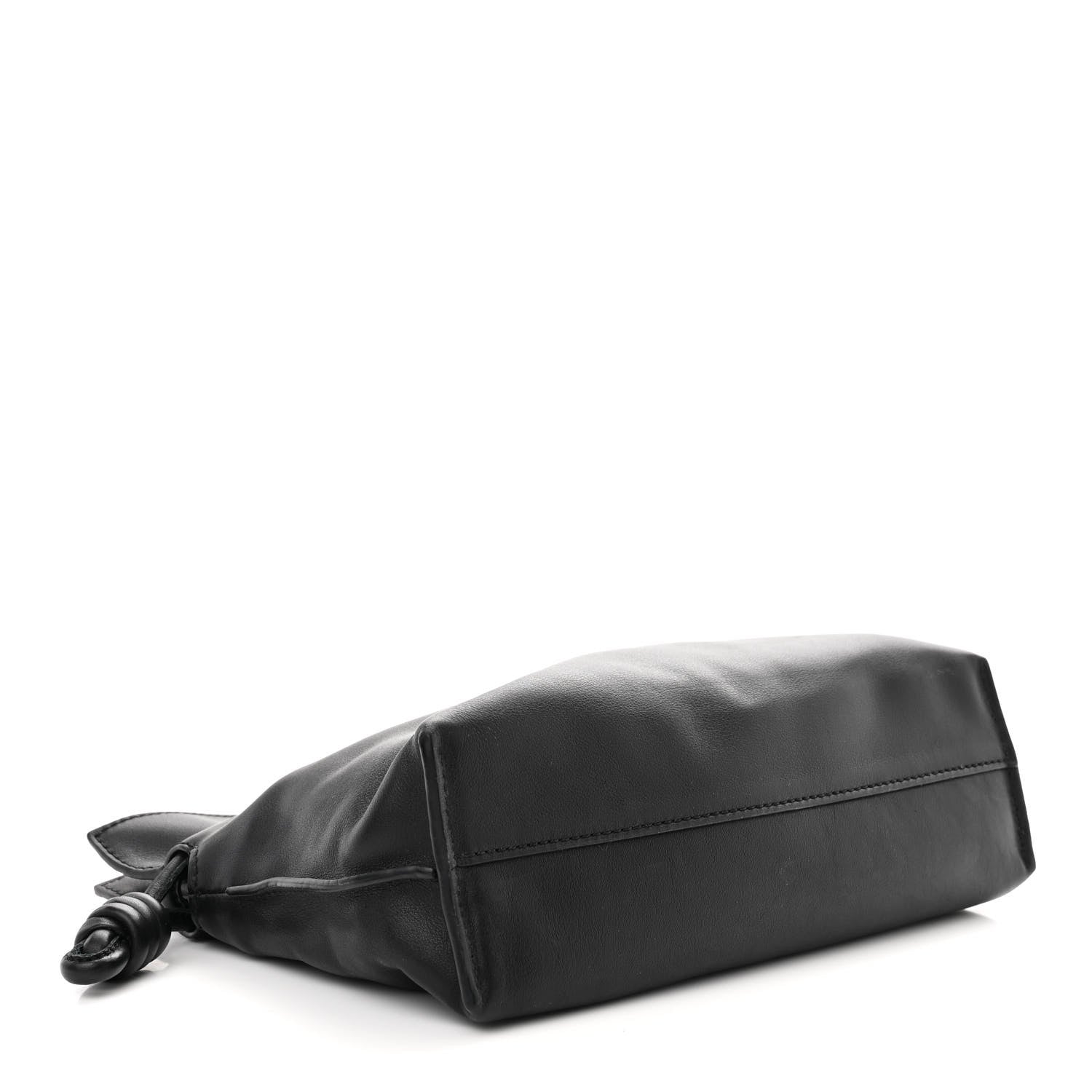 Loewe Nappa Calfskin Mini Flamenco Knot Clutch With Chain Black 5 of 11