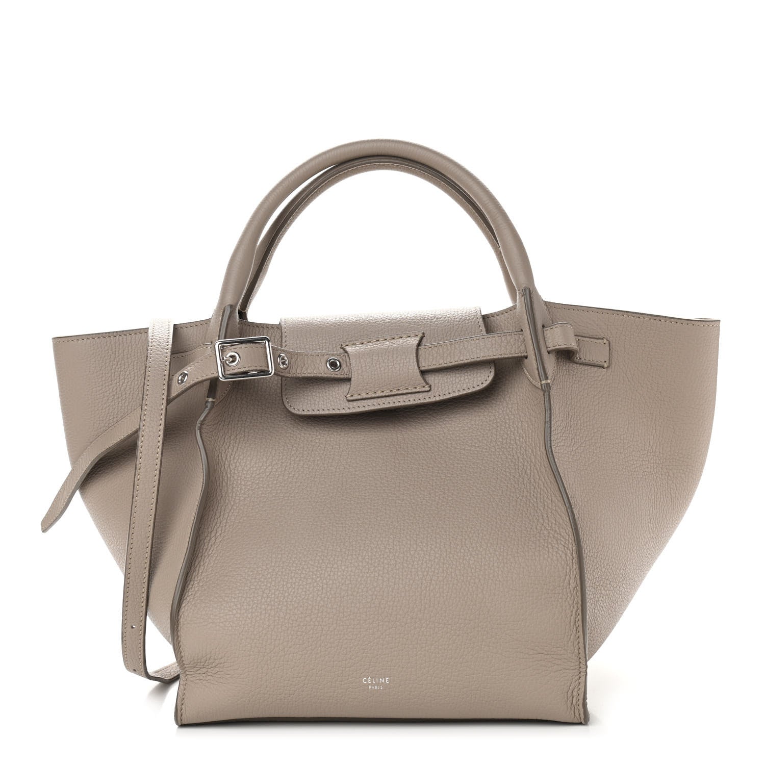 Celine Supple Grained Calfskin Small Big Bag Light Taupe 1 of 10