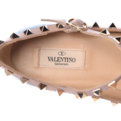 Valentino Garavani Nappa Rockstud Cage Ballerina Flats 36 Light Sapphire Poudre 7 of 13