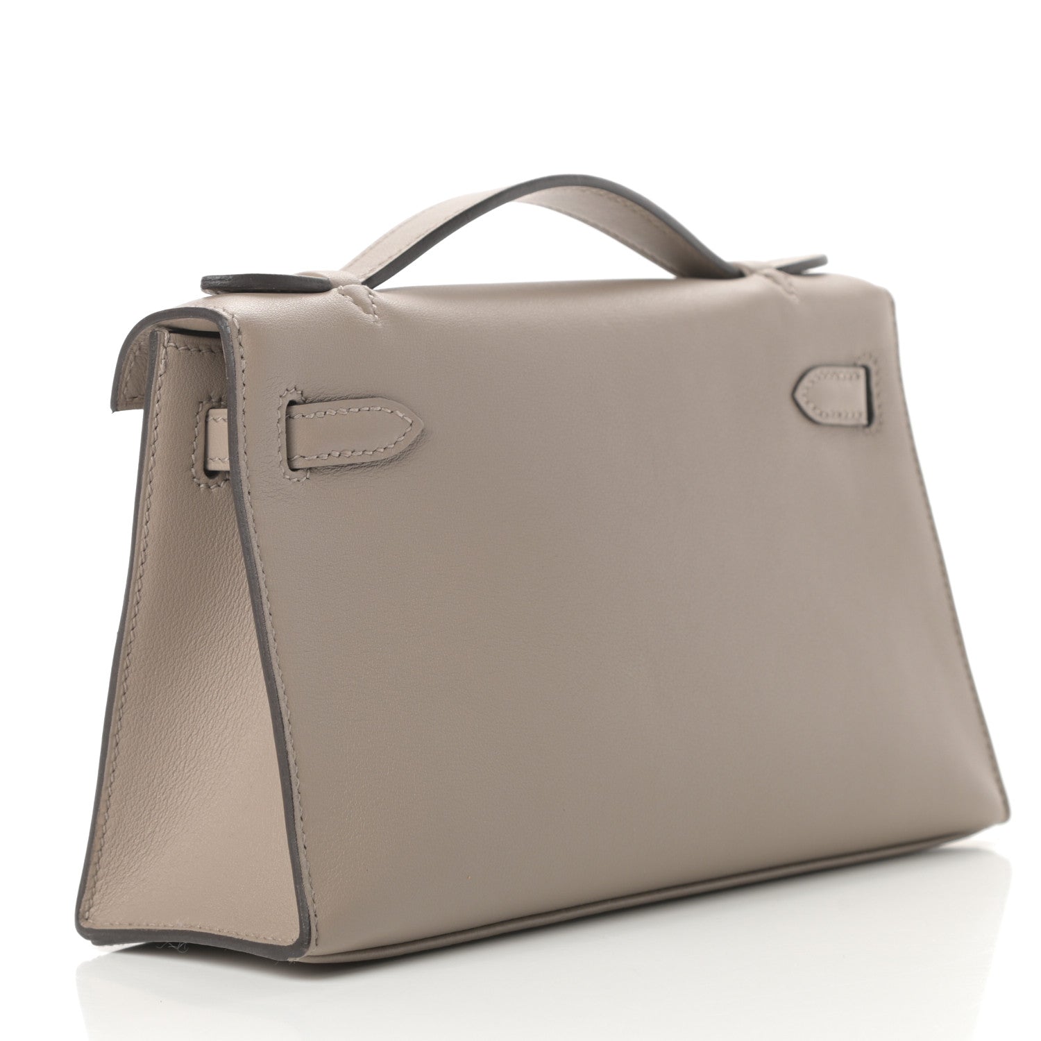 Hermes Swift Kelly Pochette Clutch Gris Asphalte 3 of 8