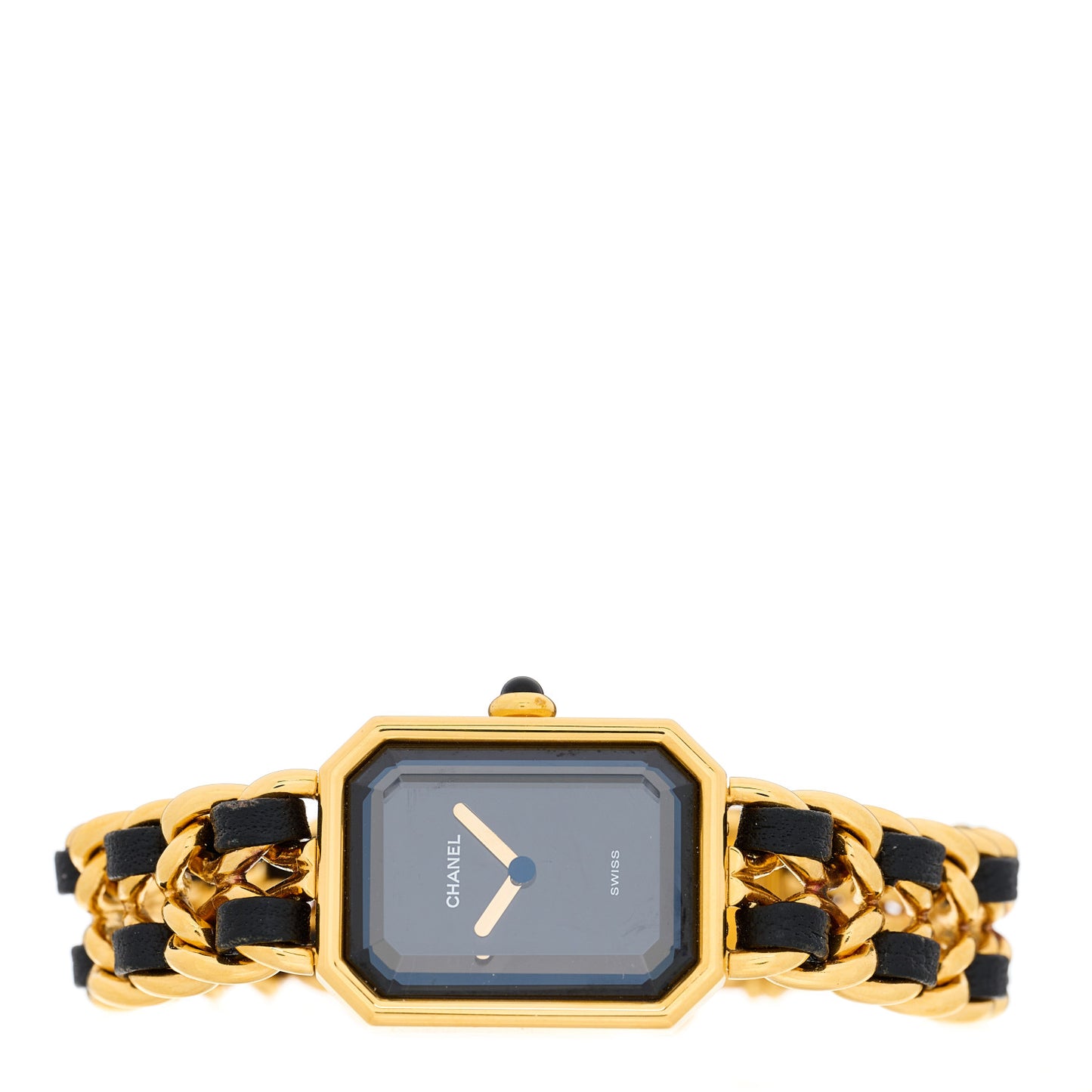 Stainless Steel Lambskin 20mm Chain Premiere Quartz Watch Gold M
