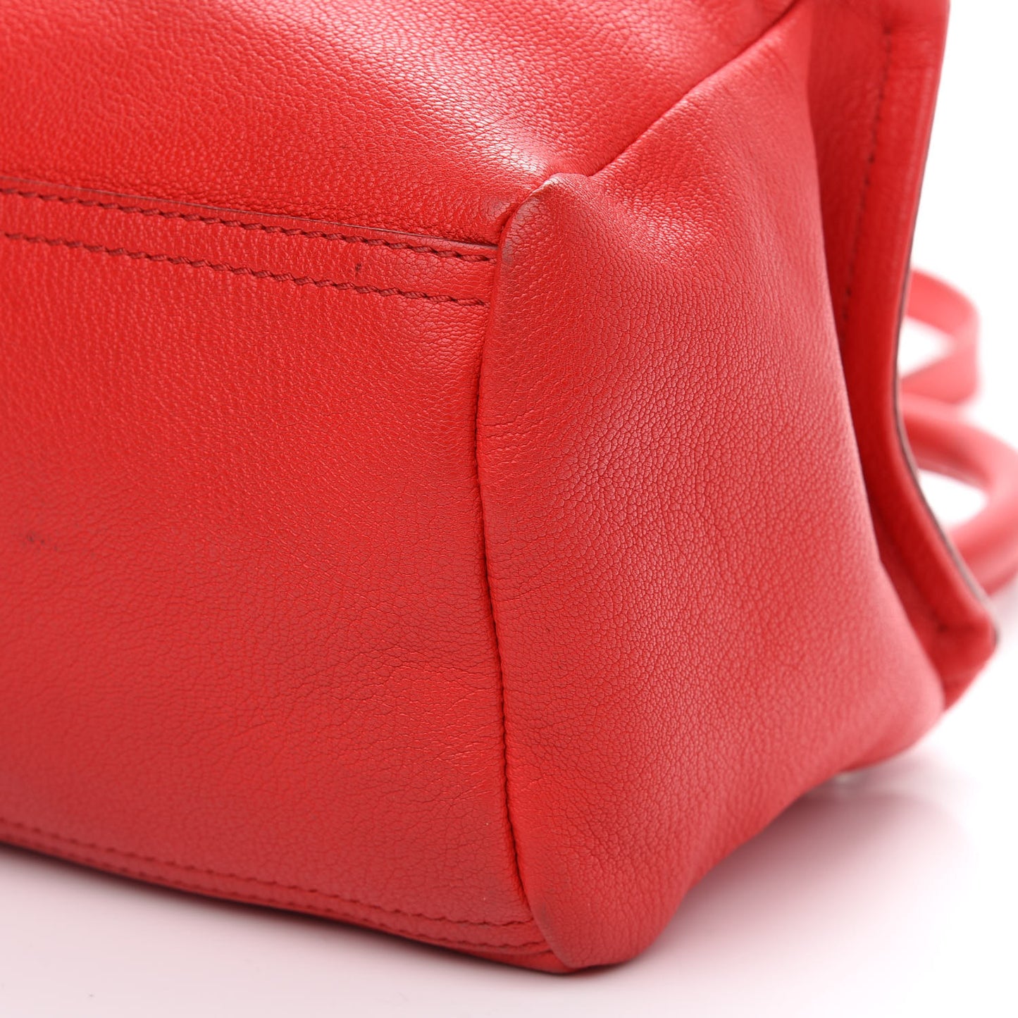 Sugar Goatskin Small Pandora Red