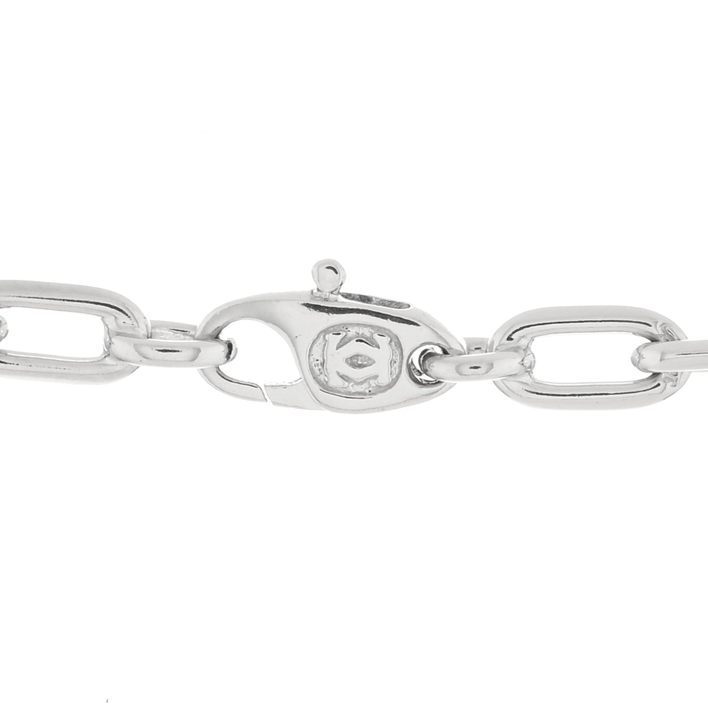 18K White Gold 5mm Spartacus Chain Necklace