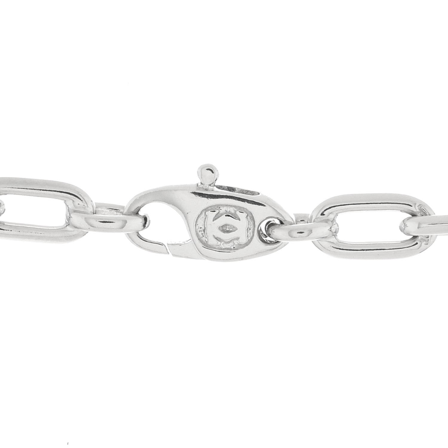 Cartier 18K White Gold 5mm Spartacus Chain Necklace 3 of 3