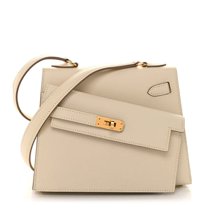 Hermes Epsom Kelly En Desordre Sellier 20 Craie 1 of 12