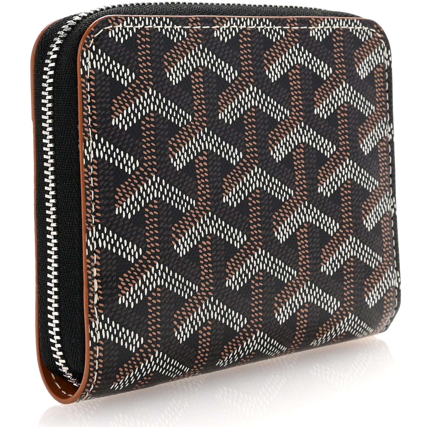 Goyardine Matignon PM Wallet Black Gold