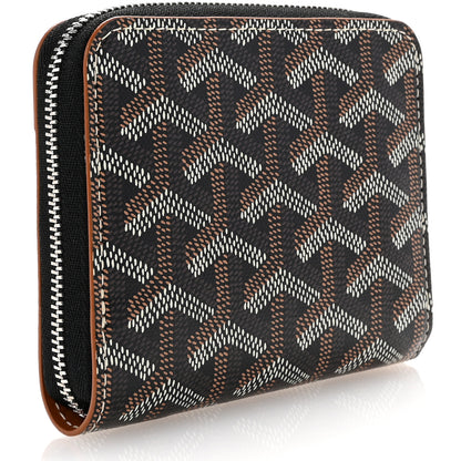 Goyard Goyardine Matignon PM Wallet Black Gold 3 of 7
