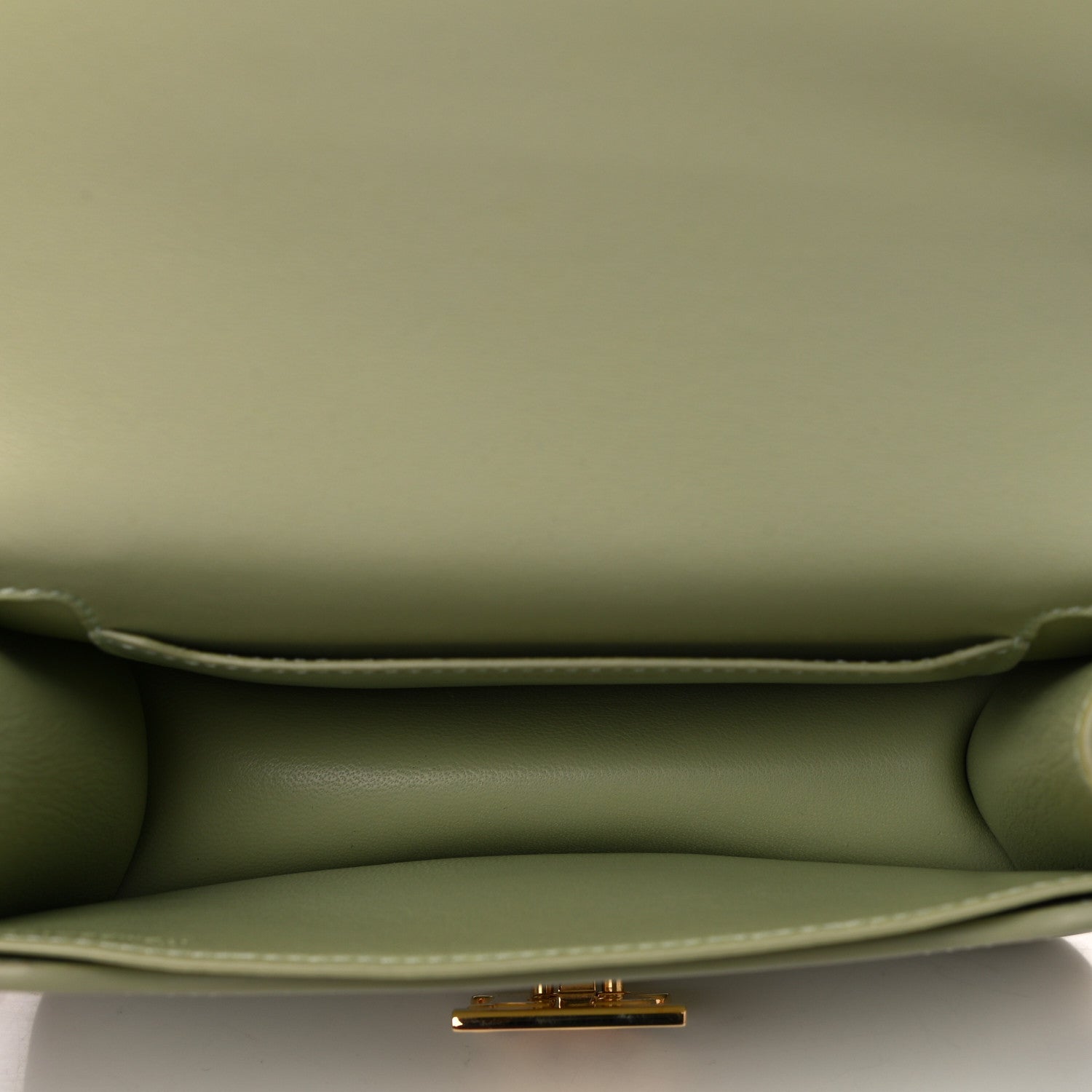 Burberry Calfskin TB Chain Belt Bag Green 4 of 5