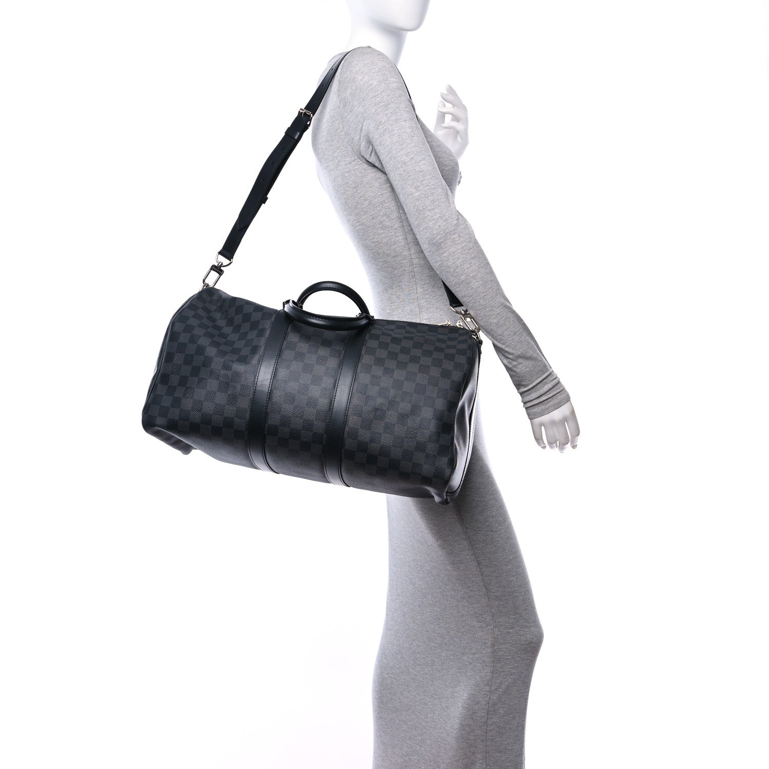Louis Vuitton Damier Graphite Keepall Bandouliere 45 2 of 13